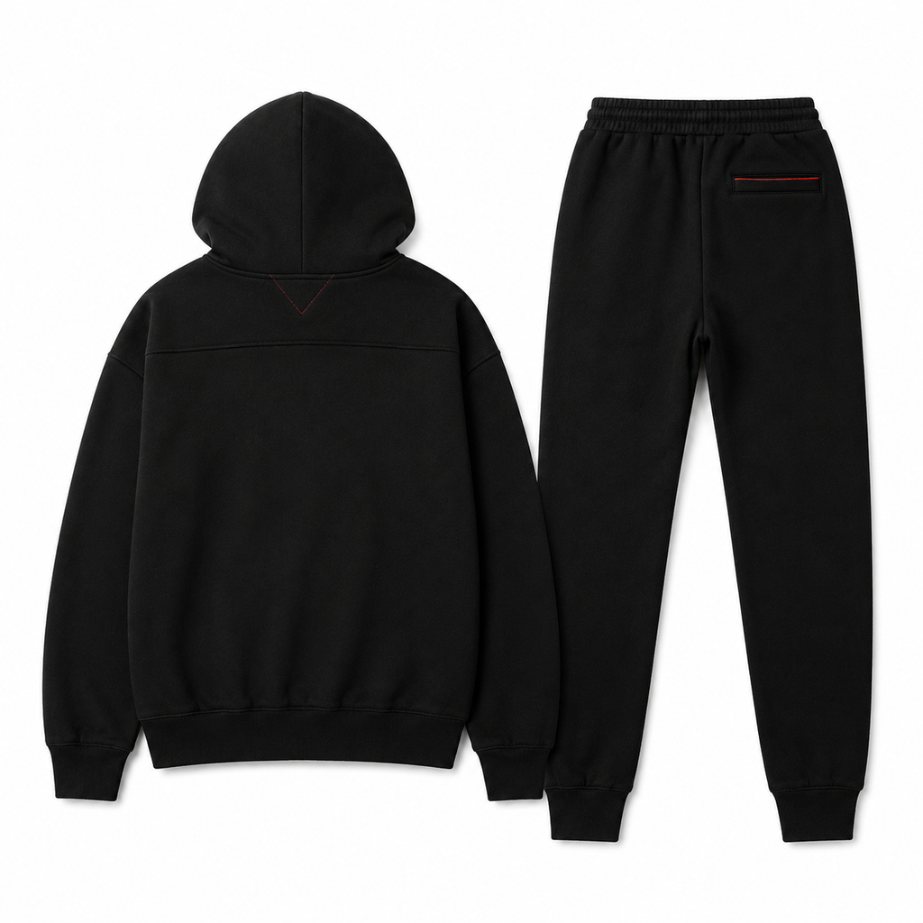 TTC CG TRACKSUIT BLACK & RED