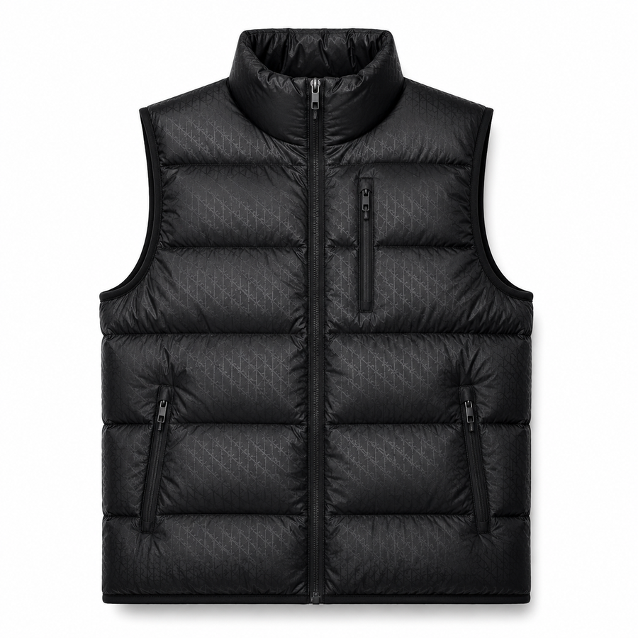 OBLIQUE GILET (BLACK)