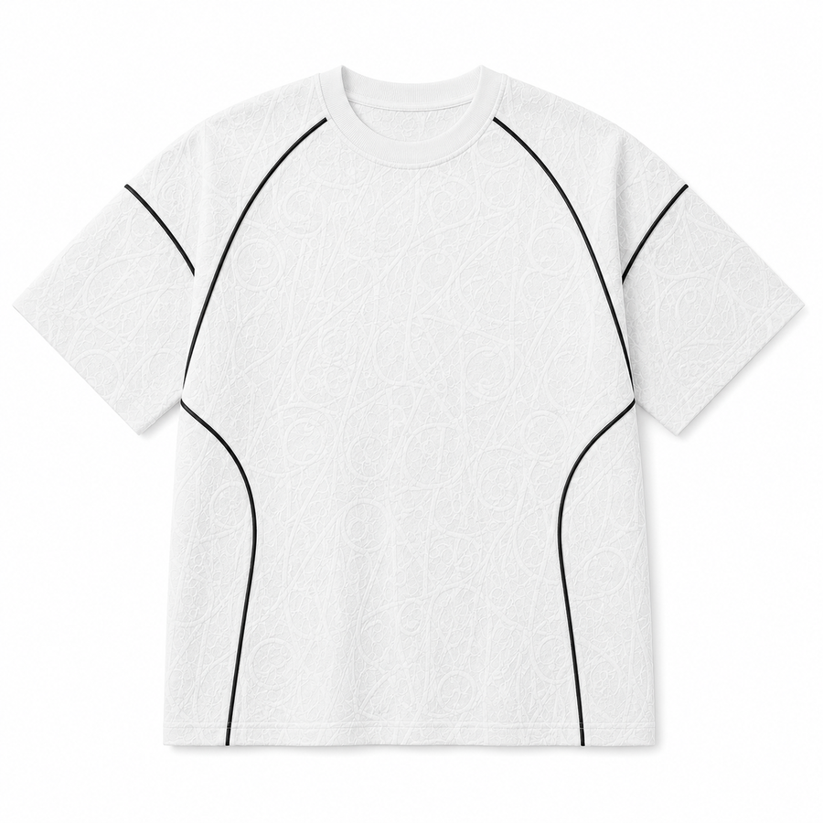 OBLIQUE T-SHIRT (WHITE)