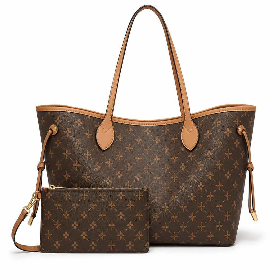 BROWN TOTE BAG