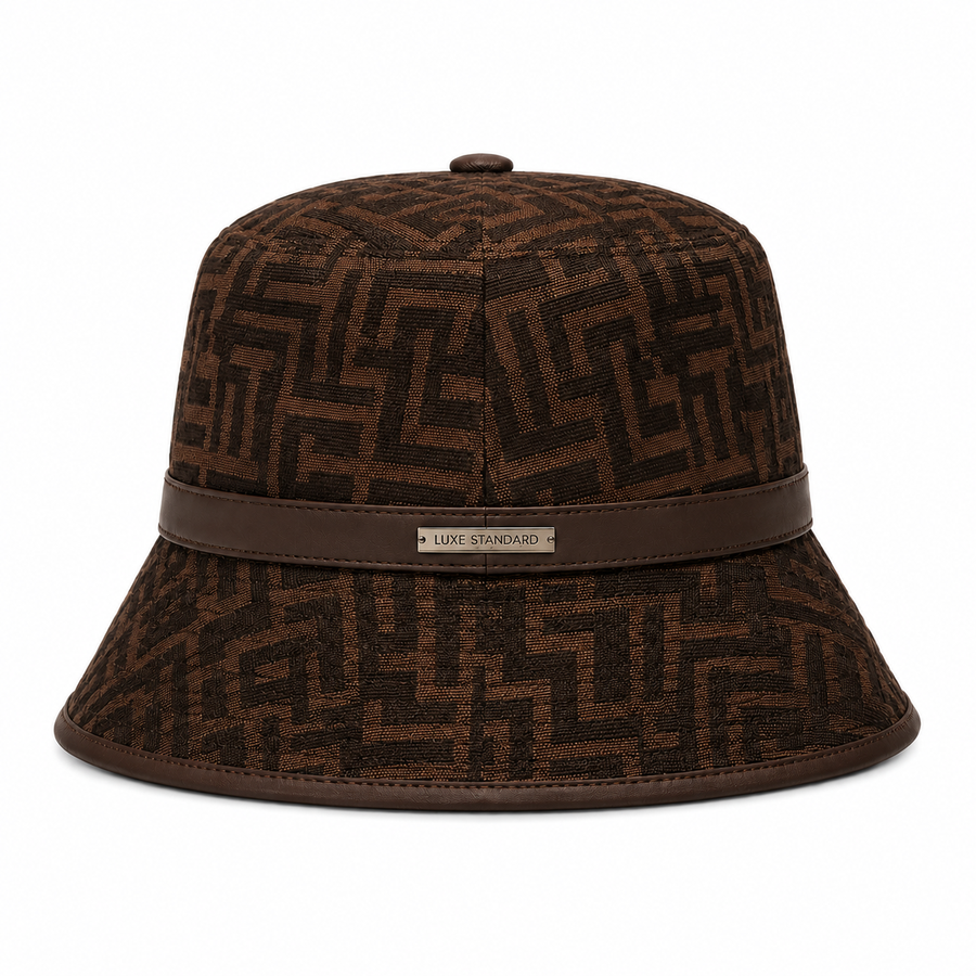 JACQUARD BUCKET HAT