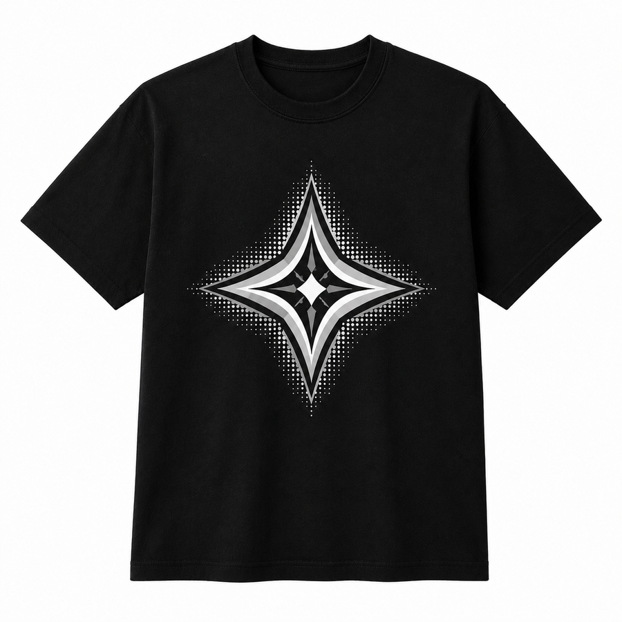 FLOWER T-SHIRT (BLACK)