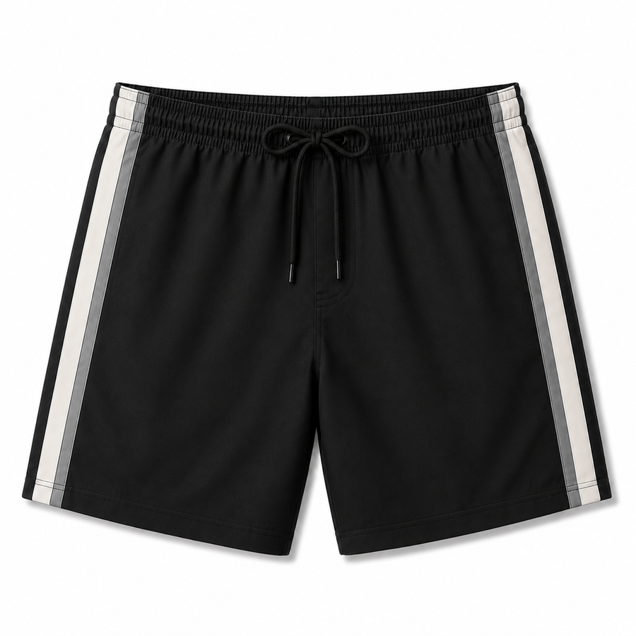 JACQUARD SHORTS (BLACK)