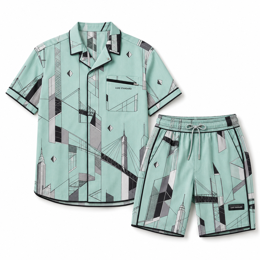 CAMEO BLUE SHIRT SET