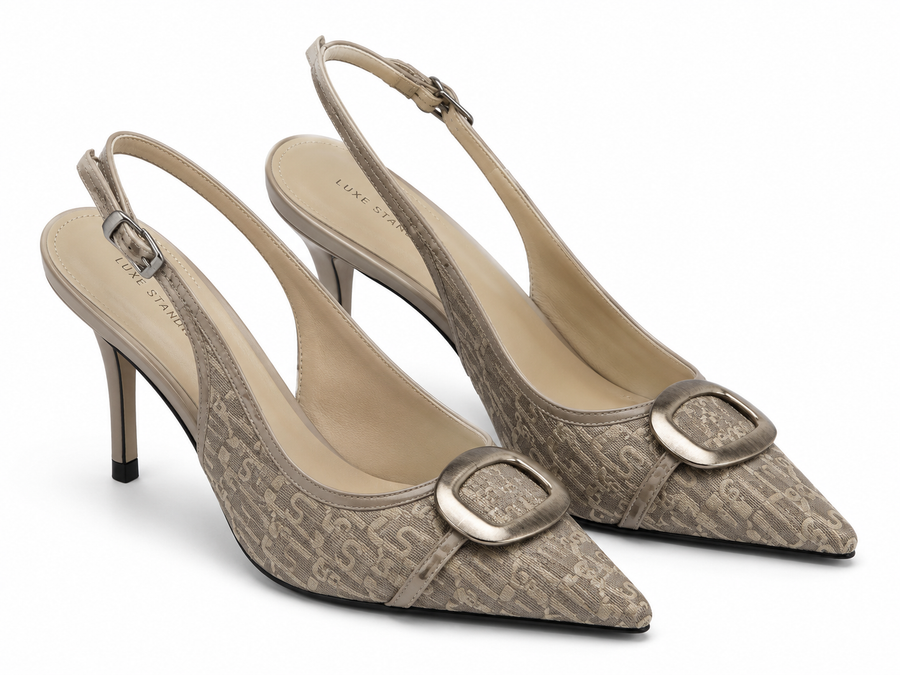 SLINGBACK PUMP HEELS
