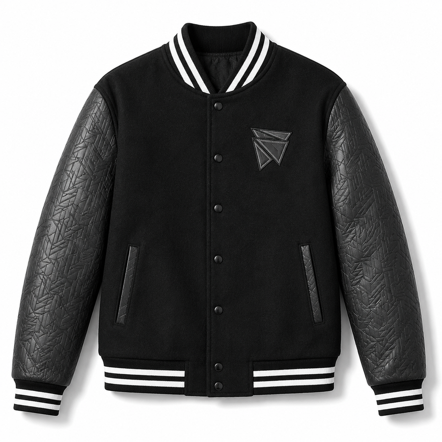 VARSITY JACKET (BLACK)