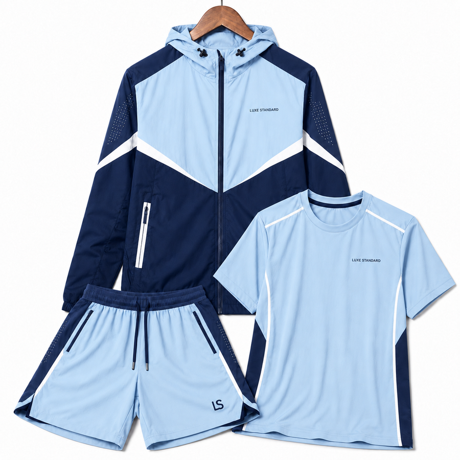 TTC WINDBREAKER SET (LIGHT BLUE & NAVY)