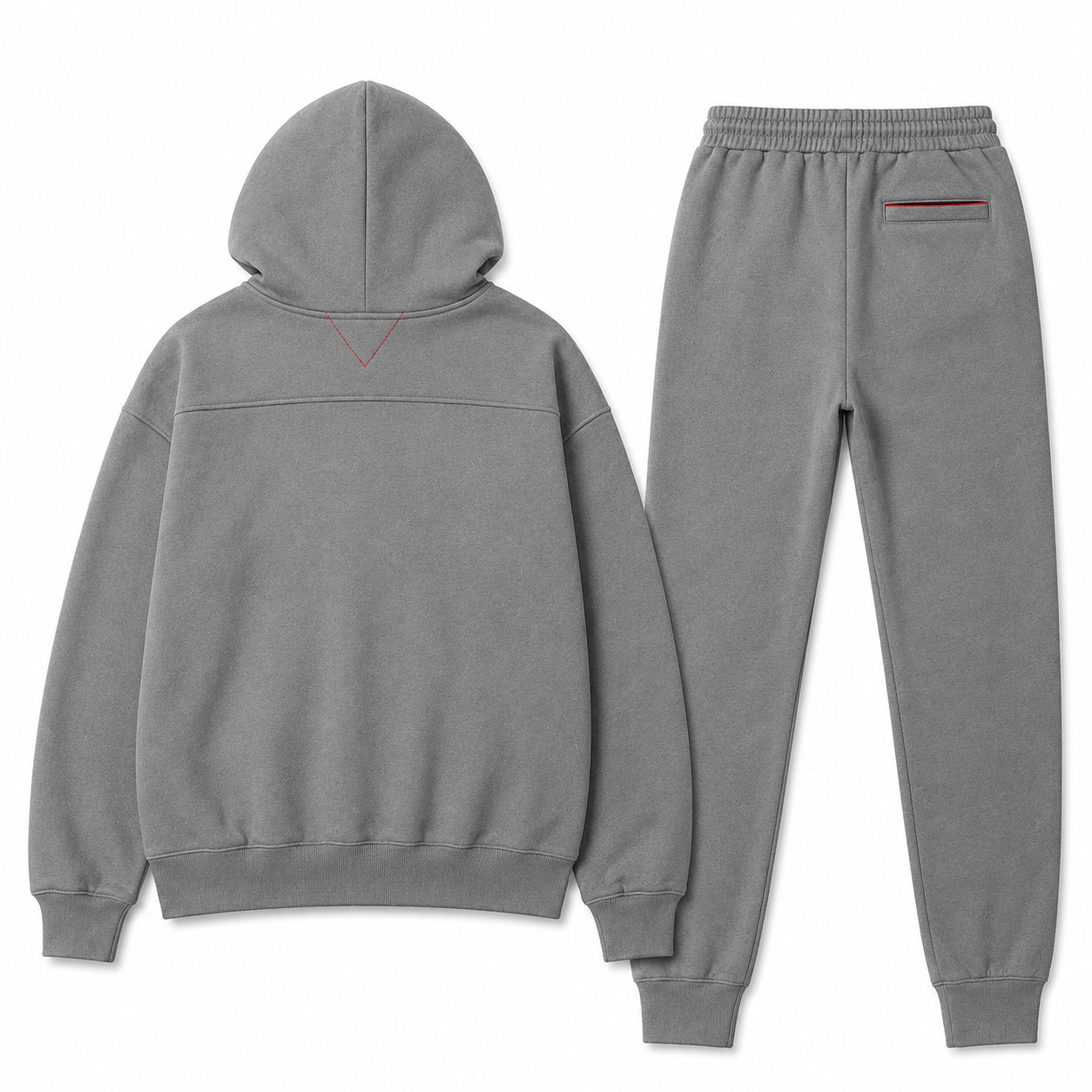 TTC CG TRACKSUIT GREY & RED