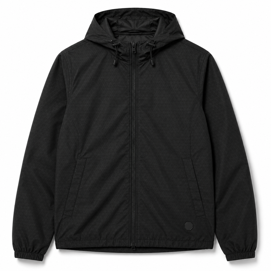 MONOGRAM WINDBREAKER (BLACK)