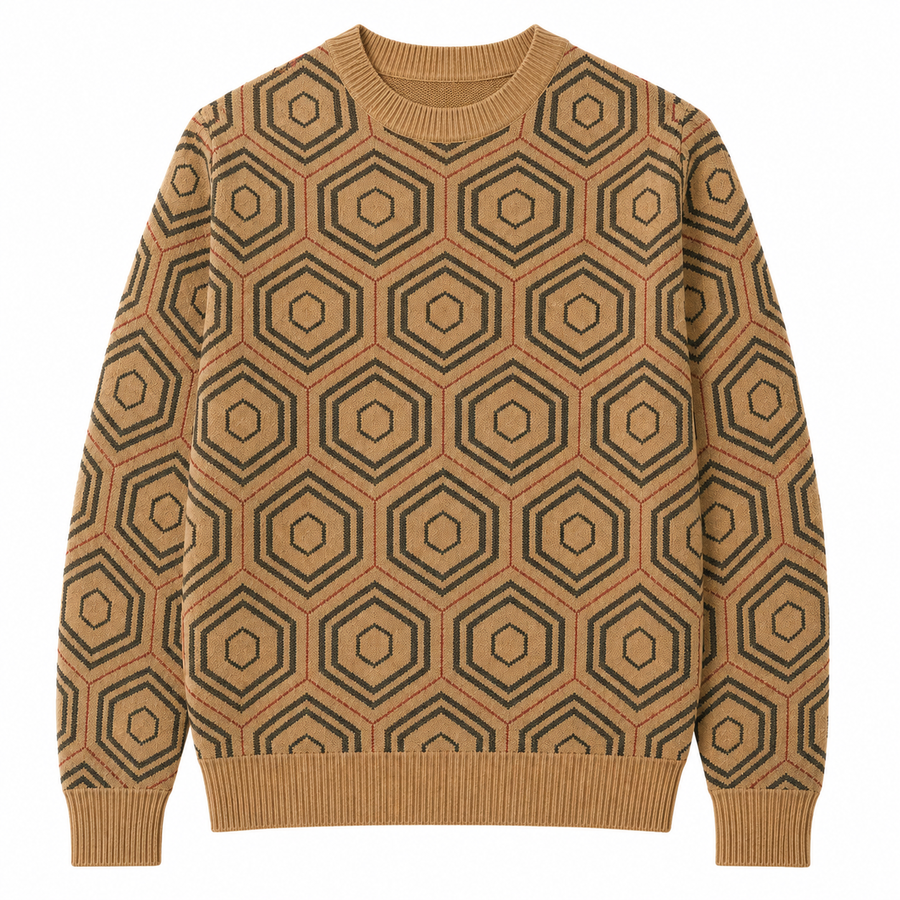 CHECK SWEATER