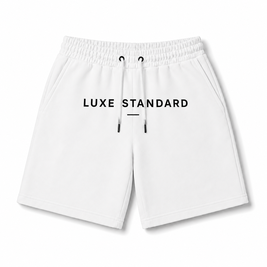 LOGO SHORTS (WHITE)