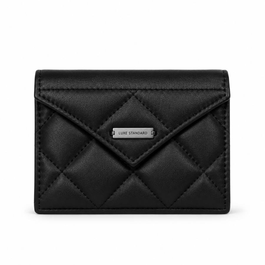 QUILTED CARD HOLDER