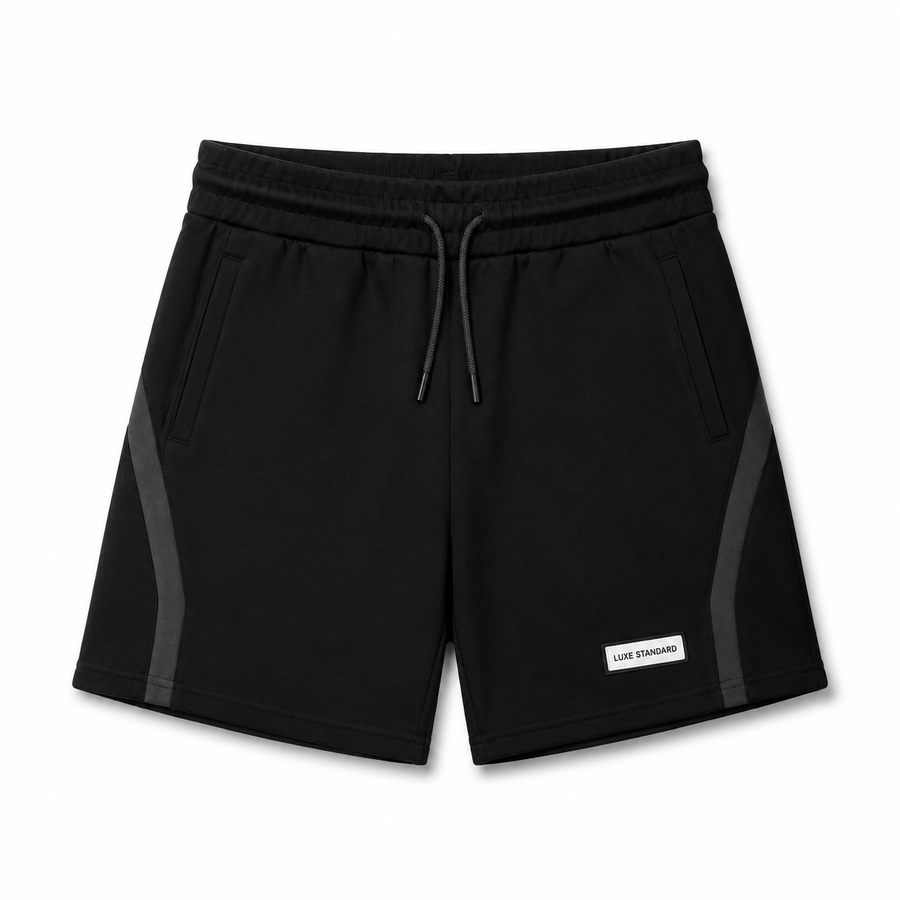 COTTON LOGO SHORTS