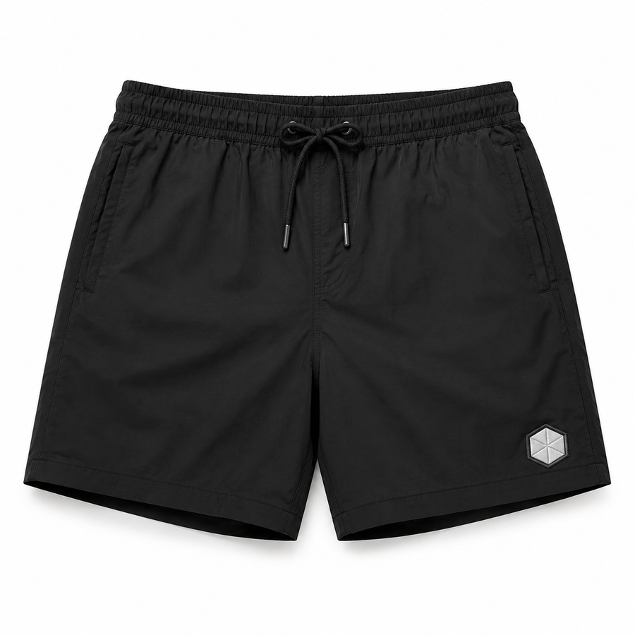 LOGO PATCH SWIM SHORTS