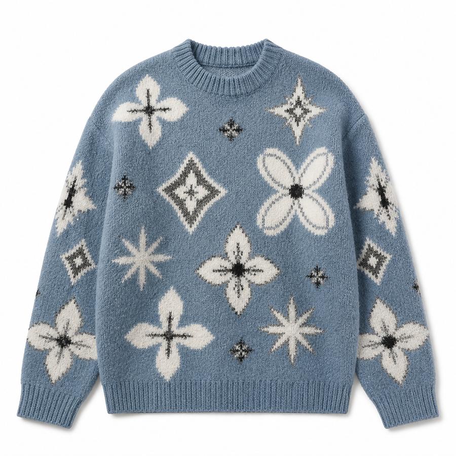TEXTURED KNIT SWEATER
