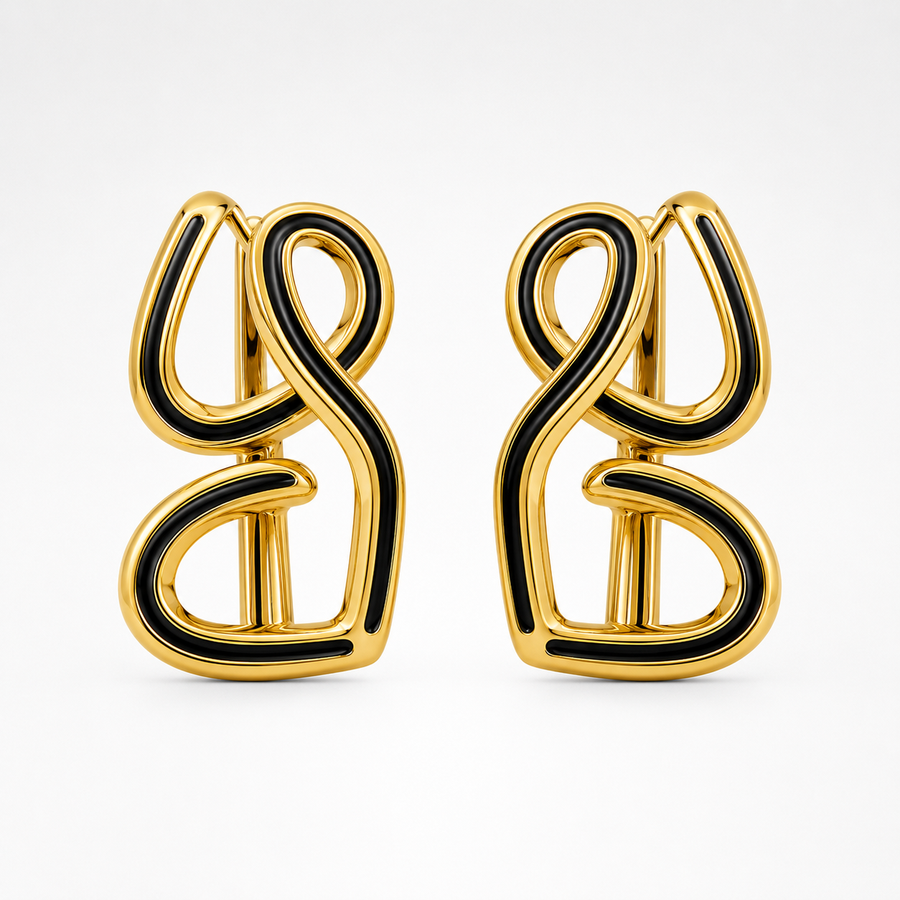 B EARRINGS (2 COLOURS)