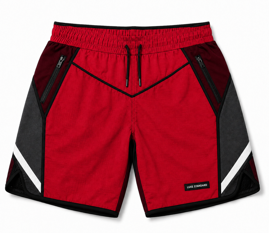 LOGO-PRINT SHORTS