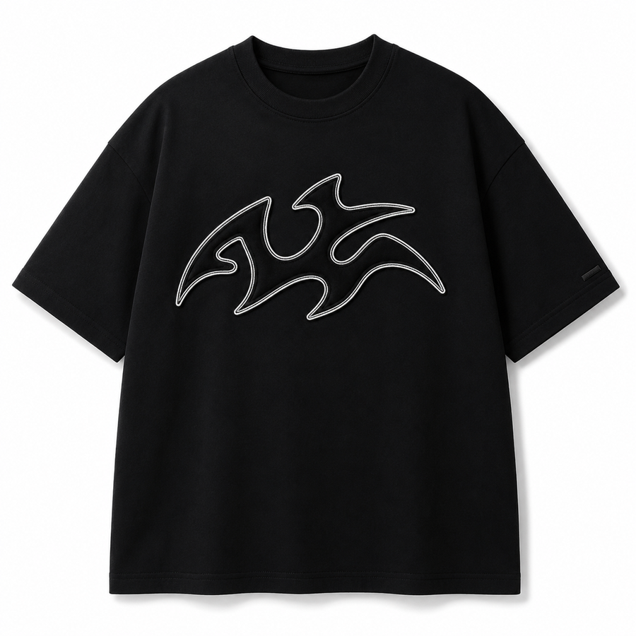 VARSITY LOGO T-SHIRT (BLACK)