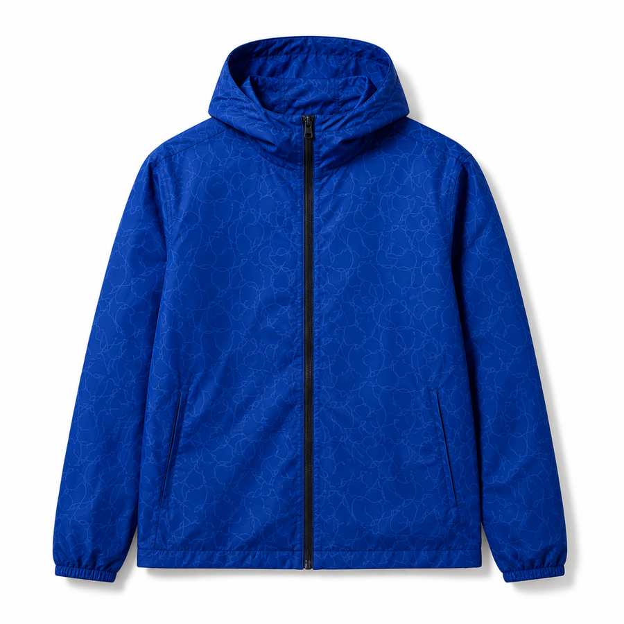 GRADIENT BLUE WINDBREAKER