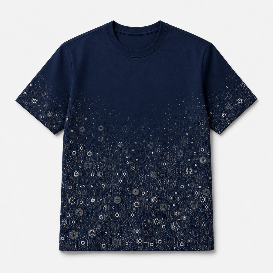 GRADIENT T-SHIRT (NAVY)