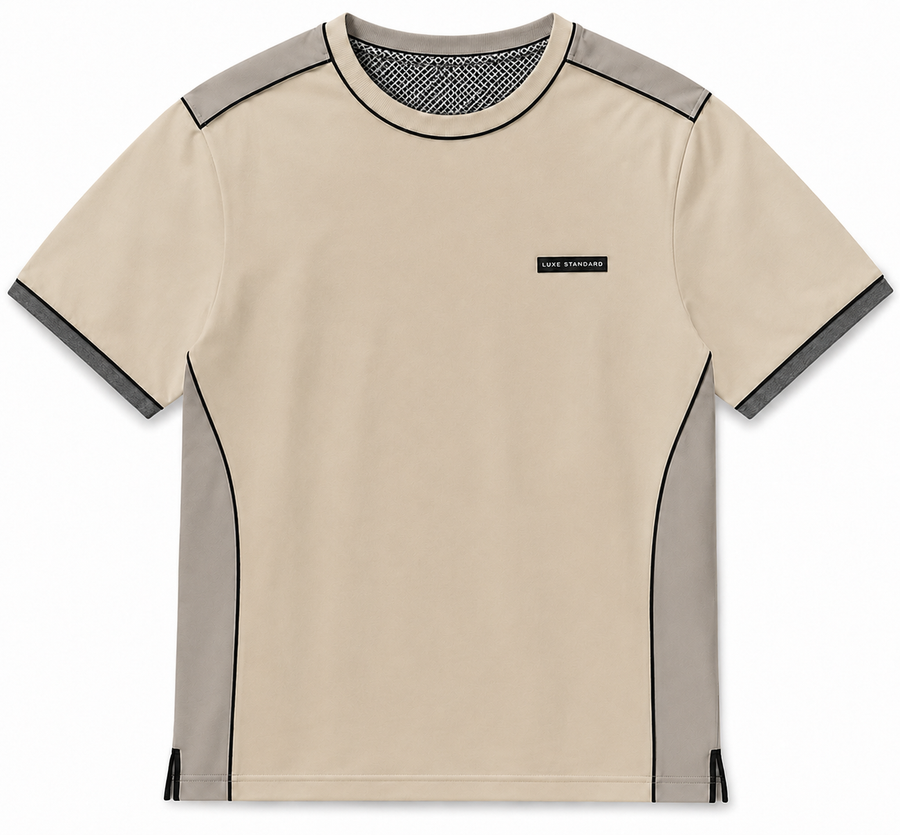CHECK TRIM T-SHIRTS