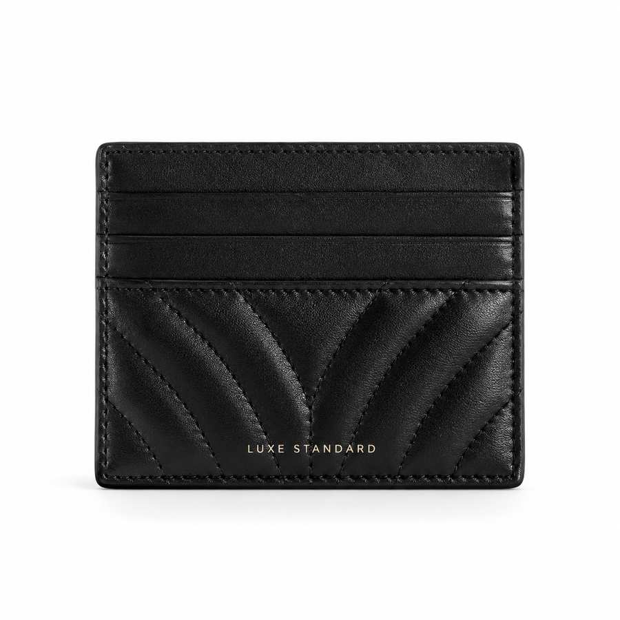 MATELASSE CARD HOLDER