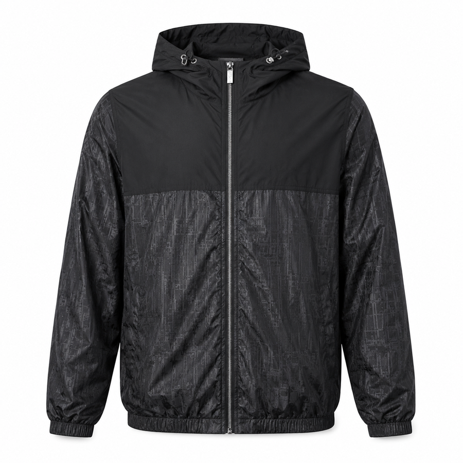 OBLIQUE WINDBREAKER (BLACK)
