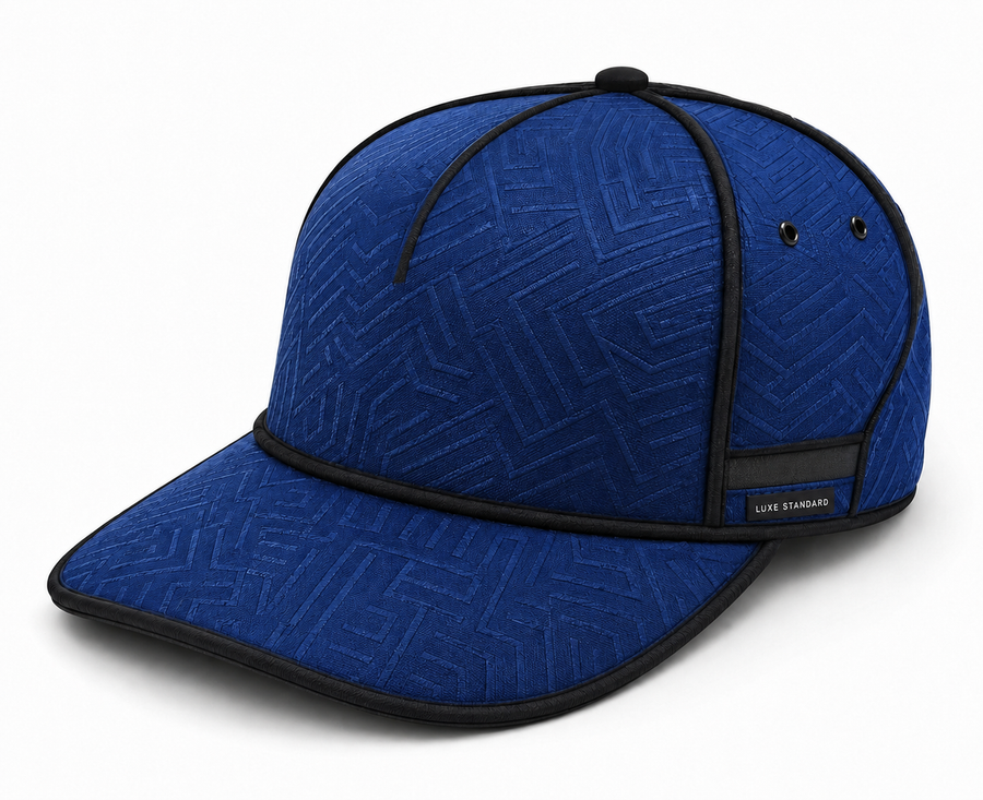 JACQUARD DENIM CAPS