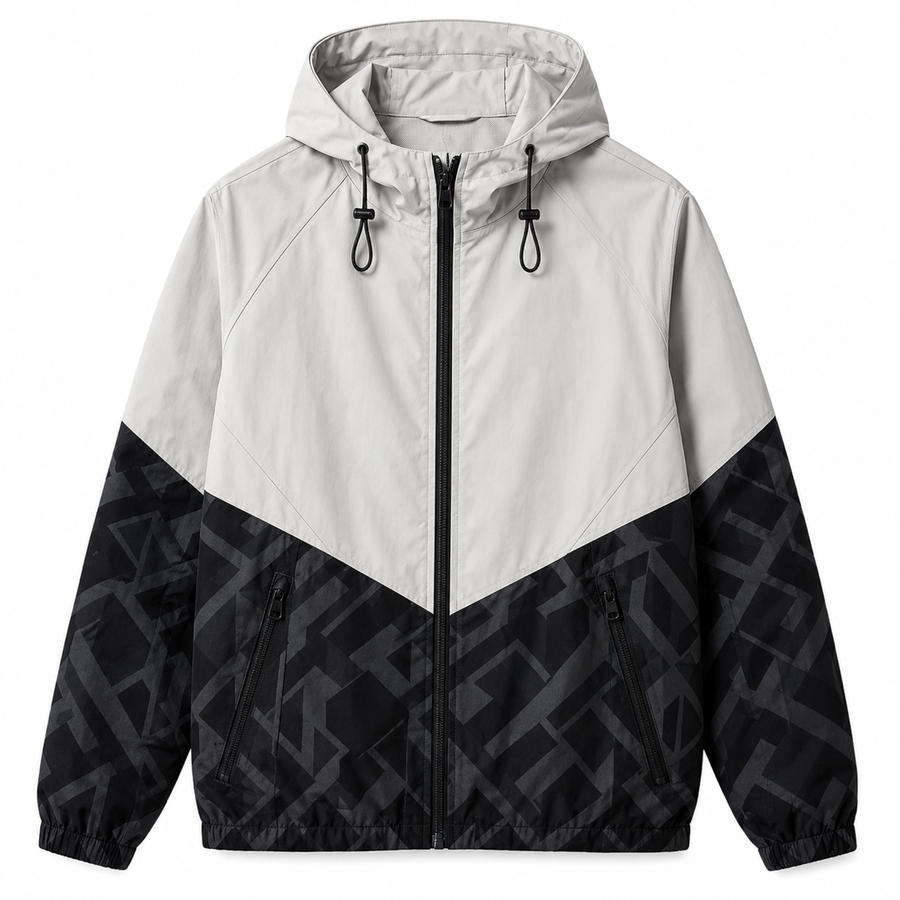 DIAGONAL WINDBREAKER