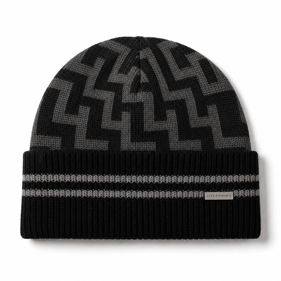 JACQUARD BEANIE