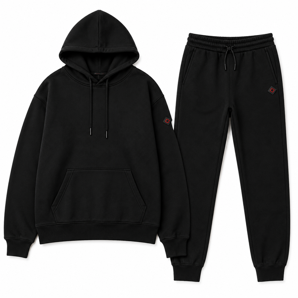 TTC CG TRACKSUIT BLACK & RED